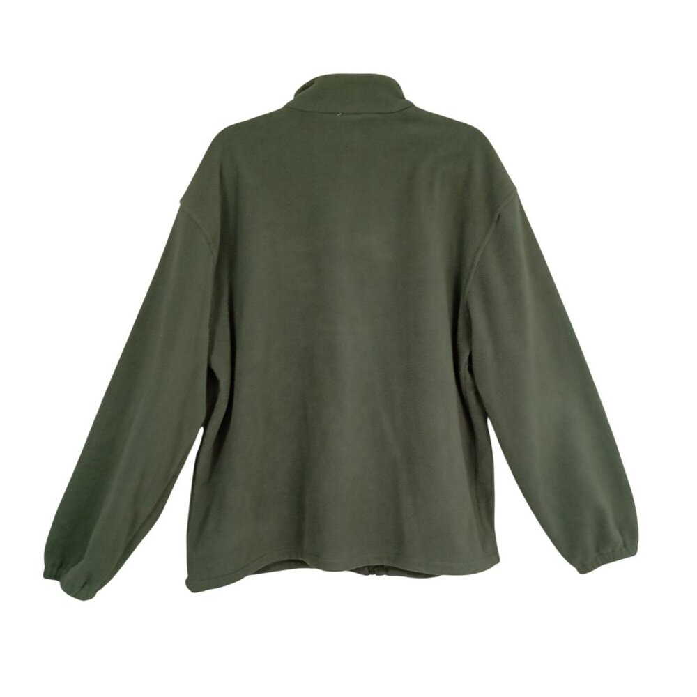 House Of Blues Fleece Jacket Full Zip Large With Beige Collar Embroidered Logo - Picture 10 of 12